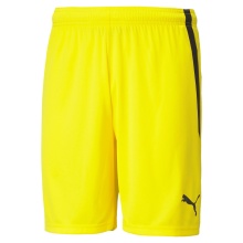 Puma Sporthose teamLIGA Shorts kurz gelb Herren