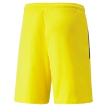 Puma Sporthose teamLIGA Shorts kurz gelb Herren