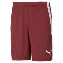 Puma Sporthose teamLIGA Shorts kurz dunkelrot Herren