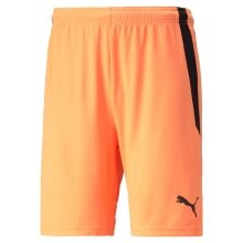 Puma Sporthose teamLIGA Shorts kurz neonorange Herren