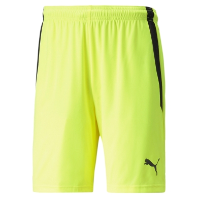 Puma Sporthose teamLIGA Shorts kurz neongelb Herren