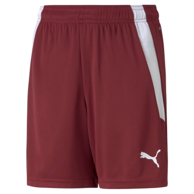 Puma Sporthose teamLIGA Shorts dunkelrot Kinder