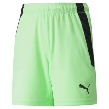 Puma Sporthose teamLIGA Shorts limegrün Kinder