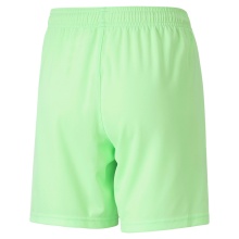 Puma Sporthose teamLIGA Shorts limegrün Kinder