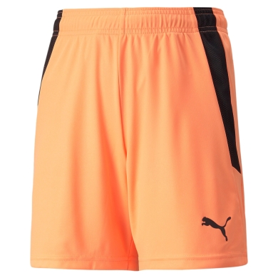 Puma Sporthose teamLIGA Shorts neonorange Kinder