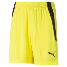 Puma Sporthose teamLIGA Shorts citrongelb Kinder