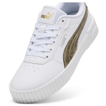 Puma Sneaker Carina 2.0 Metallic Shine weiss/gold Damen