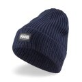 Puma Strickmütze (Beanie) Classic Cuff Unisex - Rippenstruktur - peacoatblau - 1 Stück