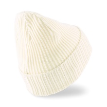 Puma Strickmütze (Beanie) Classic Cuff Unisex - Rippenstruktur - beige- 1 Stück