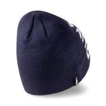 Puma Strickmütze (Beanie) Classic Cuffless mit Schriftzug - peacoatblau - 1 Stück