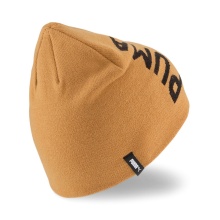 Puma Strickmütze (Beanie) Classic Cuffless mit Schriftzug - gelb - 1 Stück