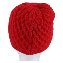 Regatta Strickmütze Multimix Hat Rautenstrickmuster rot Damen