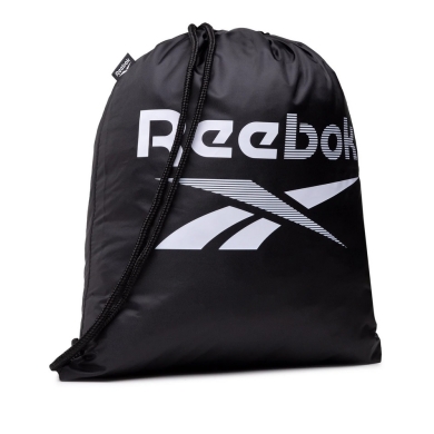 Reebok Sportbeutel Gymsack schwarz/weiss 15 Liter