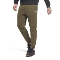 Reebok Freizeit-Jogginghose Identity Left Leg Jogger (Baumwolle) grün Herren