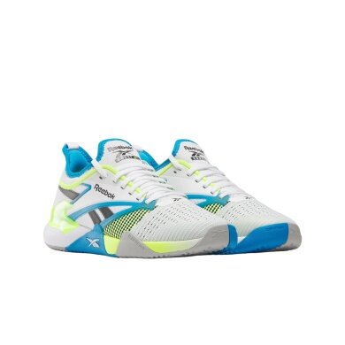 Reebok Hallen-Indoorschuhe Nano Court weiss/aqua/lime Herren