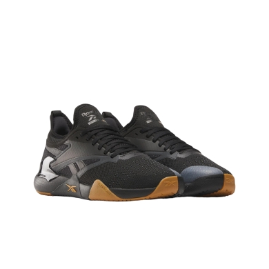 Reebok Hallen-Indoorschuhe Nano Court schwarz/gold Herren