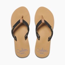 Reef Zehensandalen Cushion Sands schwarz/tan Damen