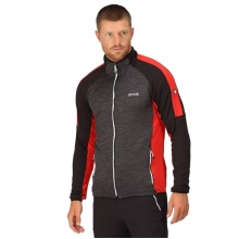 Regatta Fleecejacke Hepley (dehnbar, leichte) grau/rot Herren