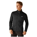 Regatta Fleecejacke Highton IV (100% Polyester) dunkelgrau/schwarz Herren