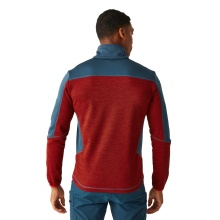 Regatta Fleecejacke Highton IV (100% Polyester) rot/blau Herren