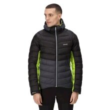 Regatta Wanderjacke Harrock (wasserabweisend, gesteppt) schwarz/grau/lime Herren