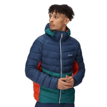 Regatta Wanderjacke Harrock (wasserabweisend, gesteppt) blau/grün/rot Herren