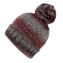 Regatta Strickmütze Frosty Hat VI mit Bommel rot Damen