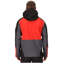 Regatta Regenjacke Bosfield (wasserdicht, atmungsaktiv) schwarz/rot Herren