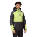 Regatta Regenjacke Bosfield (wasserdicht, atmungsaktiv) grau/lime Herren