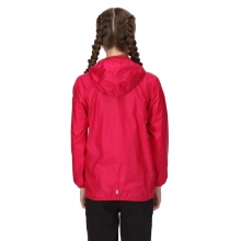 Regatta Regenjacke Lever II (wasserdicht, atmungsaktiv) pink Kinder