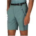 Regatta Wanderhose Bermuda Xert III (wasserabweisend und schnelltrocknend) kurz blaugrün Herren