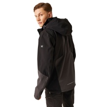 Regatta Wanderjacke Bosfield II (wasserdicht, atmungsaktiv) dunkelgrau/schwarz Herren