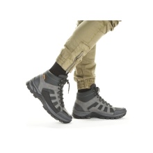 Rieker Winterstiefel B6832-45 (Schnürstiefel, wasserabweisend und atmungsaktiv) platingrau Herren