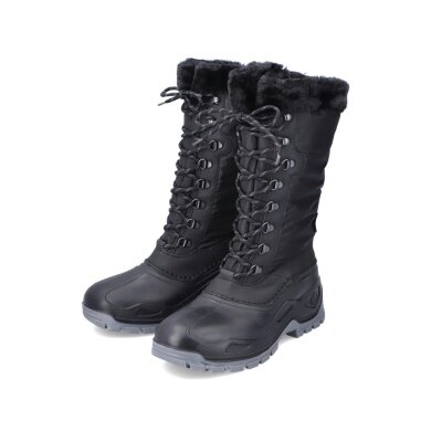 Rieker Winterstiefel P9442-00 (Hochschaftstiefel mit Innenfutter) schwarz Damen