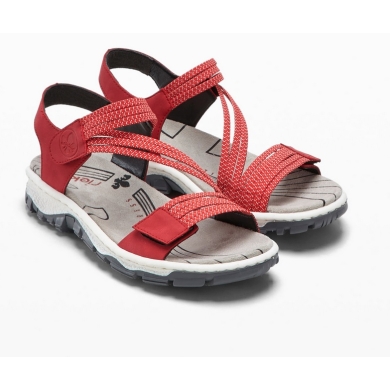 Rieker Trekkingsandalen 68871 rot Damen