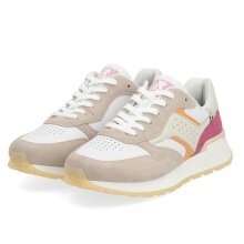 Rieker Sneaker Evolution (Rauhleder) W0607-80 weiss/beige Damen