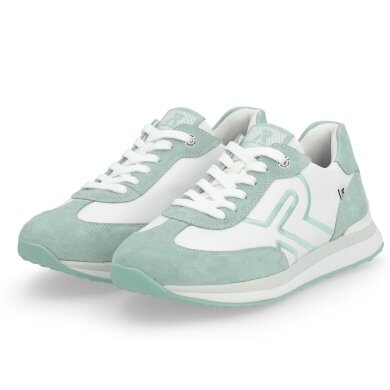 Rieker Sneaker Evolution (Glattleder) 42509-81 weiss/tealblau Damen