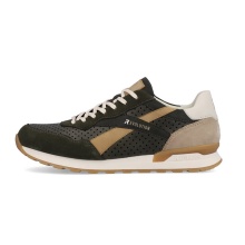 Rieker Sneaker Evolution (Glattleder) U0302-24 dunkelgrün/beige Herren