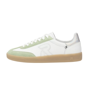 Rieker Sneaker Low San Diego (Glattleder) weiss/mint Damen