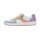 Rieker Sneaker Low M5520-91 (Kunstleder, mit seitlichen Reissverschluss) weiss/bunt Damen