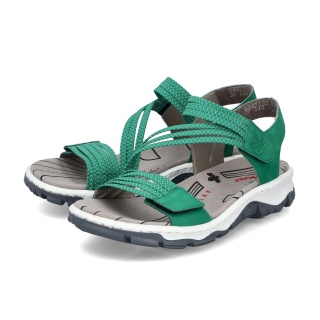 Rieker Trekkingsandalen 68871-52 grün Damen