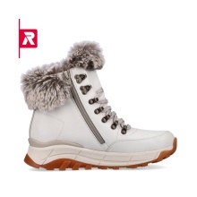 Rieker Winterstiefel Evolution W0063-80 (Stiefel mit seitlichen Reissverschluss und Innenfutter) weiss Damen