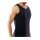 Rohner Unterhemd Basic Singlet (Baumwolle) Unterwäsche schwarz Herren