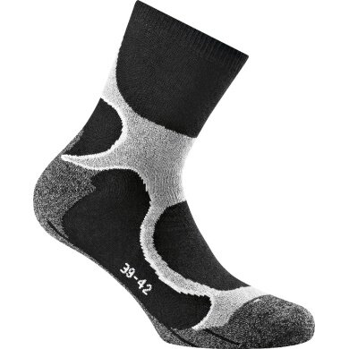 Rohner Next Nordic Walkingsocken schwarz/grau - 2 Paar