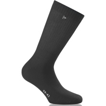 Rohner Tennissocken Crew Basic (superweich) schwarz - 3 Paar