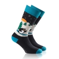 Rohner Winter-Skisocke Pinguin (Wollmischgewebe, hoher Tragekomfort) marineblau Kinder - 1 Paar