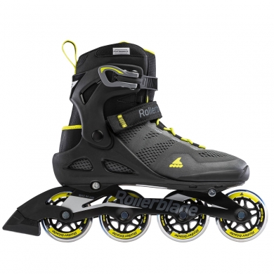 Rollerblade Inline Skates Macroblade 80 (Rollen: 80mm/82A, Kugellager: SG5) schwarz/lime Herren