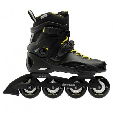 Rollerblade Inline Skates RB Cruiser (Rollen: 80mm/85A, Kugellager: SG7) schwarz/gelb Herren