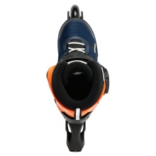 Rollerblade Inline Skates Microblade (Rollen: 72mm/80A, Kugellager: SG3) mitternachtblau/orange Kinder