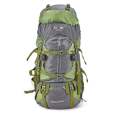 Rsonic Wander-Trekkingrucksack (für Mehrtagestouren) grün 45+5 Liter